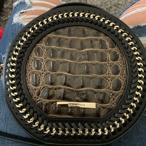 NWT BRAHMIN LANE GRAPHITE ASTER